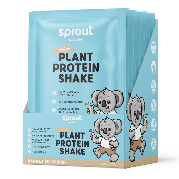 Organic Junior Plant Protein Vanilla 12 Sachets (35 gm each)