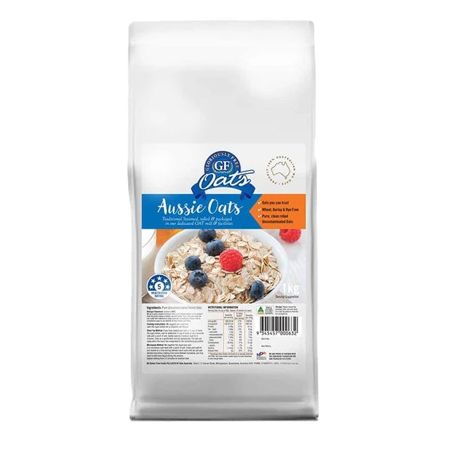 GF Oats Traditional Oats *tested nil to gluten contamination* -1 Kg