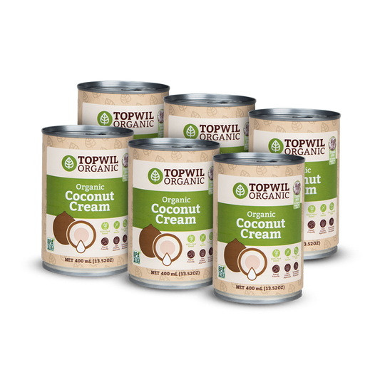 Organic Coconut Cream 400ml (6 Cans)