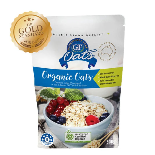 GF Oats Organic Oats *tested nil to gluten contamination* -500g