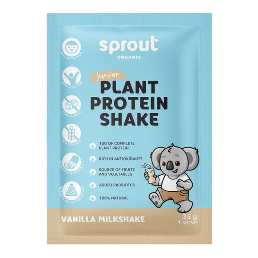Organic Junior Plant Protein Vanilla 12 Sachets (35 gm each)